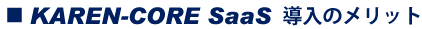 KAREN-CORE SaaS ̃bg